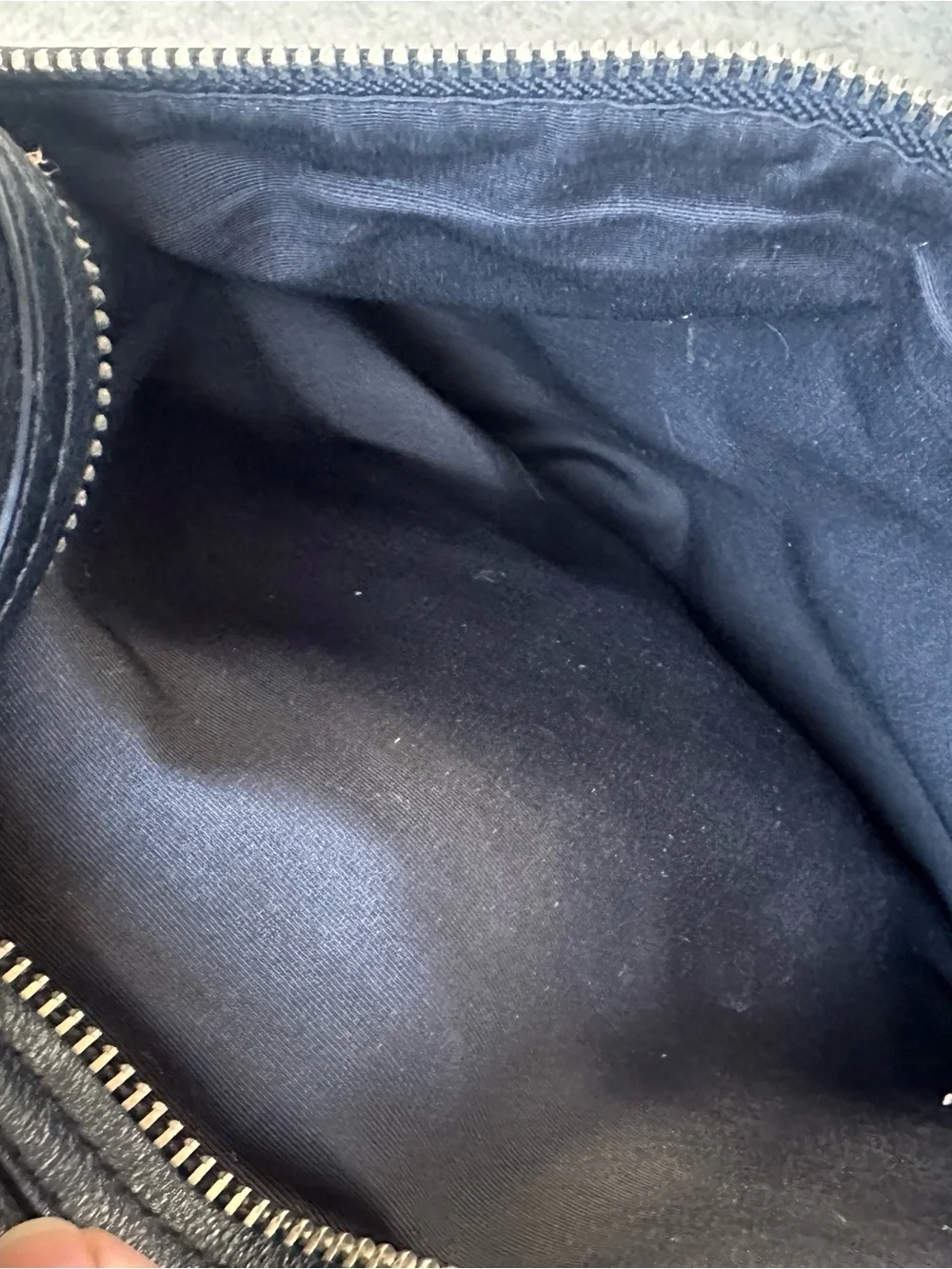 Coach Black Pebbled Leather Messenger Bag